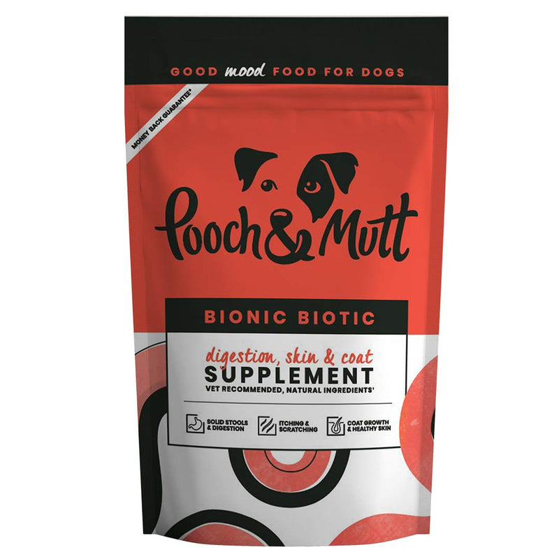 Pooch & Mutt - Mobile Bones, Supplement for Dog Joints (Comfort, Mobility and Strength), 200g & Bionic Biotic, Supplement for Dog Digestion (Healthy Skin and Glossy Coat), 200g + Supplement for Dog Digestion - PawsPlanet Australia