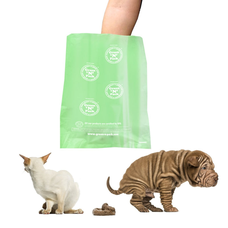 [Australia] - Green 'N' Pack Green Bone Dispenser with 40 Eco-Friendly Refill Bags 2 Refills 