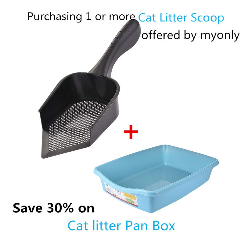 [Australia] - myonly Cat Litter Scoop with Handle Small Holes Hamster RABIT Snake Sifter Scoop High Qulity PVC Non-Toxic Pointed 