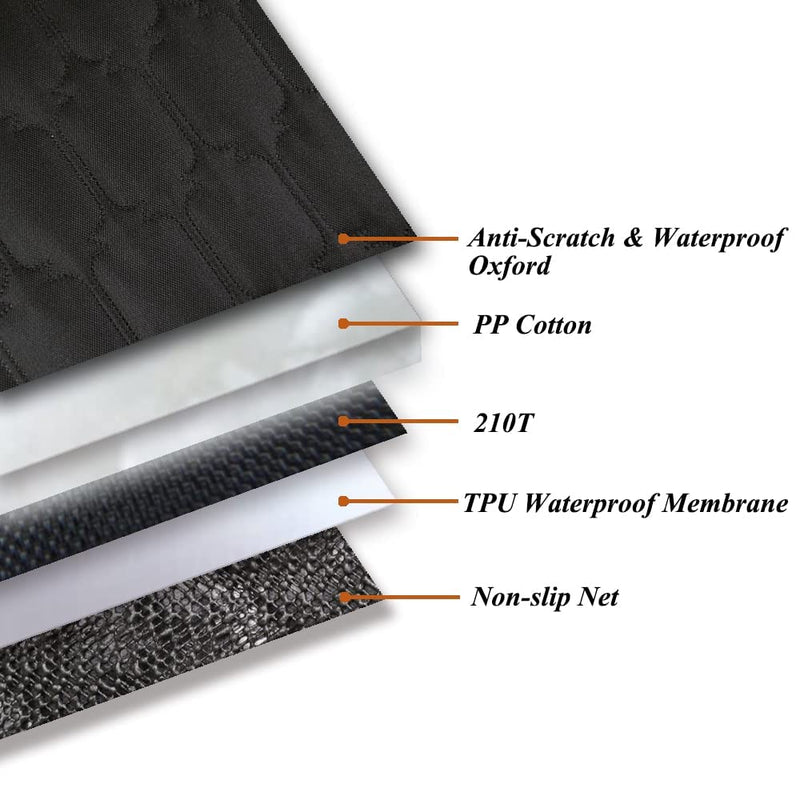 Paw Jamboree Dog Car Hammock for Back Seat Standard Nonslip Dog Seat Cover for Back Seat Anti-scratch Waterproof Pet Car Hammock for Cars, Trucks & SUV - PawsPlanet Australia