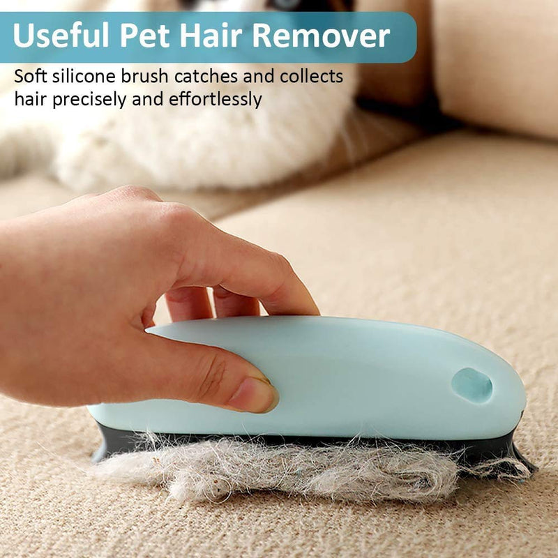 GOGOODA Pet Hair Remover Brush;Cat Gog Hair Remover,Professional Comb Lint Remover for Couch, Furniture, Carpet, Clothing, Blankets, Car, Bed (Skyblue) Skyblue - PawsPlanet Australia