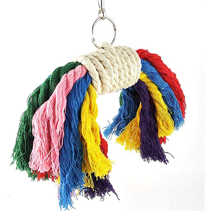 Small Bird Swing Toys, Bird Parrot Swing Chewing Toys - Hanging Bell Birds Cage Toys 8 Pcs - PawsPlanet Australia