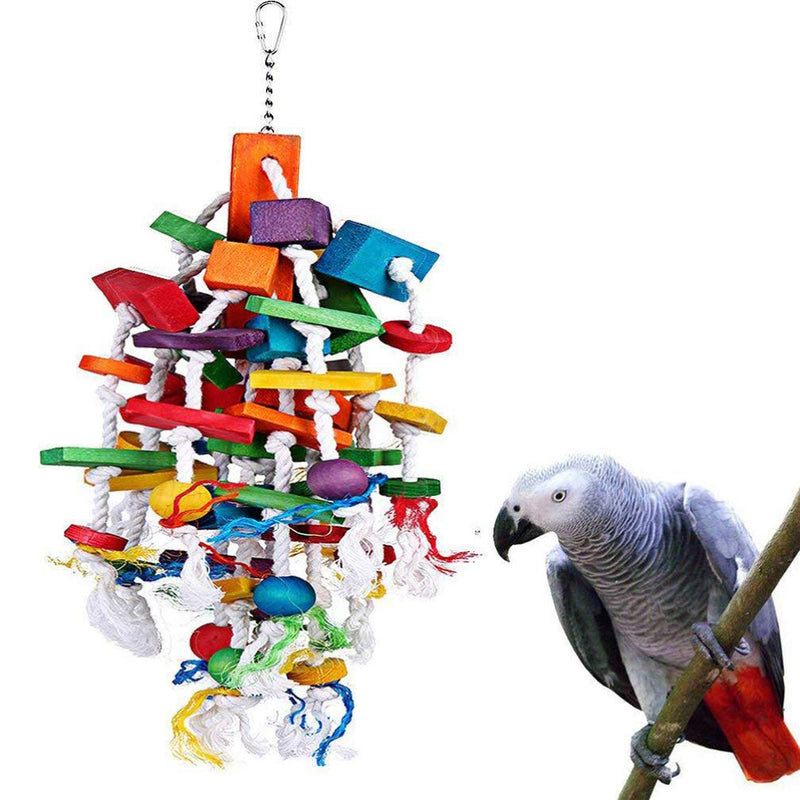 Balacoo African Grey Parrot Toys Shreddable Foraging Hanging Bird Cage Accessories - PawsPlanet Australia