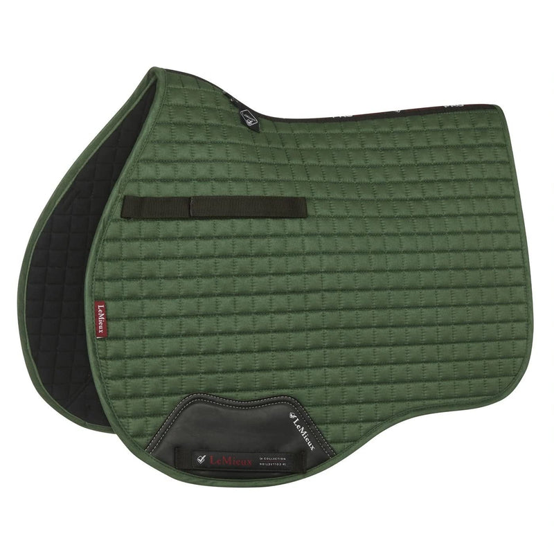 LeMieux Gp Suede Square Chilli Saddle Pad S/M Mulberry - PawsPlanet Australia