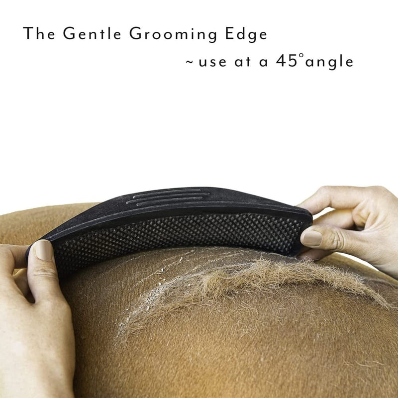 Brush for horses in rubber, horse accessories, horse brush with ergonomic massage effect, horse brushes for cleaning, care, massage - PawsPlanet Australia