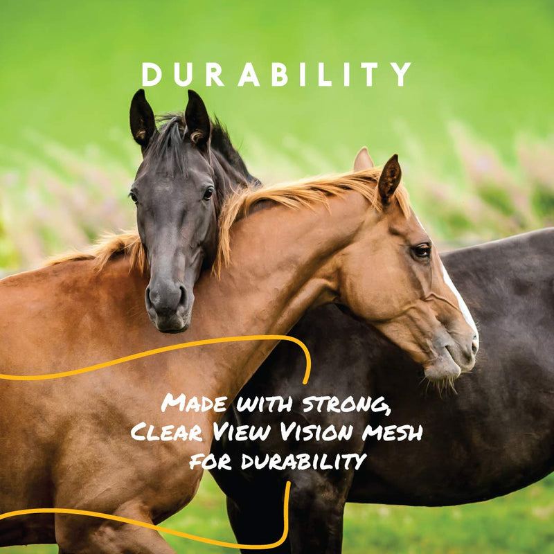 Pro-Force Equine Fly Mask | Horse Fly Mask with UV Protection | Adjustable Fit for Comfort | Without Ears 1 Pack - PawsPlanet Australia