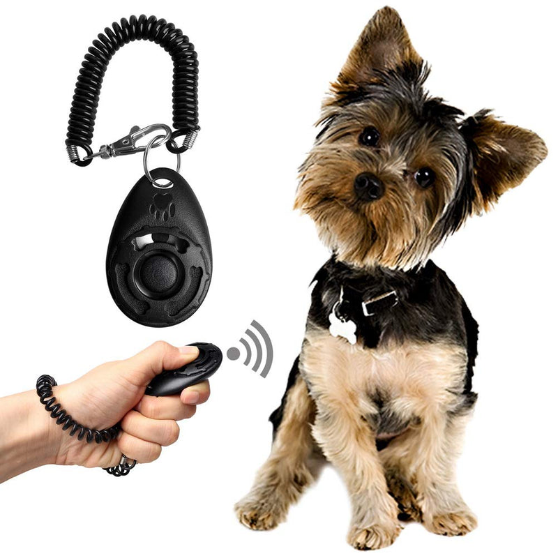 nuoshen 4 Pcs Dog Training Clicker, Pet Training Clickers Set with Wrist Strap for Train Dog Cat Bird or Other Pets - PawsPlanet Australia