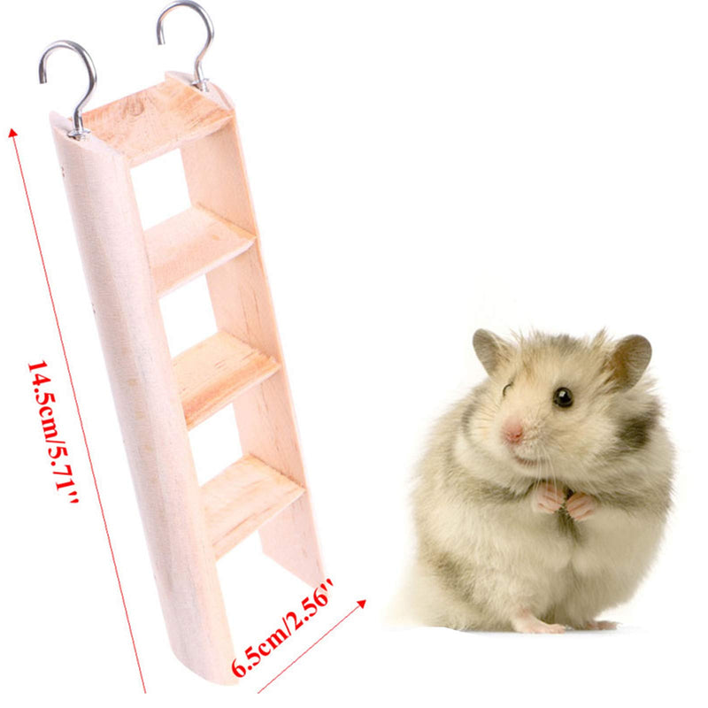 Chikanb 14-Pack Hamster Toys and Accessories, Small Rat Toys Dwarf Hamster Ball for Syrian, Gerbil Toys Rabbit Chew Toys for Teeth, Rabbit Toy, Rodent Cage Wooden Chew Swing Toys for Guinea Gig #7-14pcs-hamster toys - PawsPlanet Australia