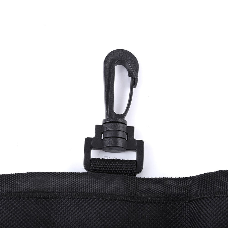 [Australia] - Pssopp Pet Treat Bag Dog Obedience Training Waist Pouch Pet Reward Drawstring Closure Pouch Bait Bag Dog Treat Carrier Holder Food Snack Small Items Storage Bags Black 