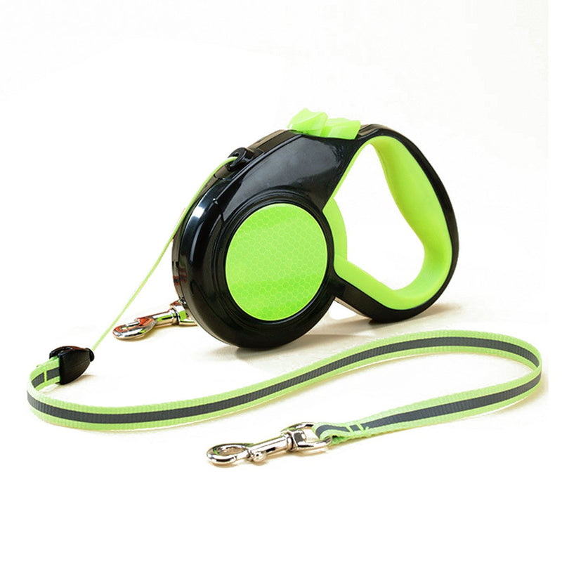 PETCUTE Dog Leash Extendable Dog Leash Retractable Reflective Retractable Leashes for Dogs Small and Medium Large 8m Green - PawsPlanet Australia