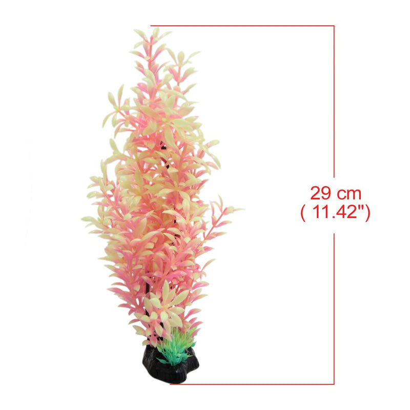 [Australia] - uxcell Pink Plastic Plant Aquarium Fish Tank Terrarium Landscaping Decorative Ornament for Reptiles and Amphibians 