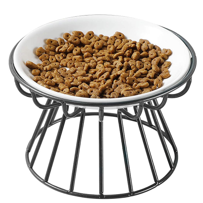 [Australia] - Dorakitten Cat Bowl, Ceramic Raised Cat Food Bowl, Cat Bowls Elevated, Anti Vomiting Cat Bowl, Cat Non Slip Bowl, Protect Pet's Spine, Make Cats Feel Comfortable 