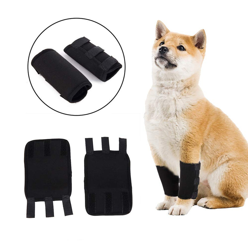 Dog Leg Brace, Leg Hock Joint Wrap, Pet Knee Pad Dog Elbow Protector, with Reflective Straps, for Injury and Sprain Protection, Wound Healing and Loss of Stability from Arthritis - PawsPlanet Australia