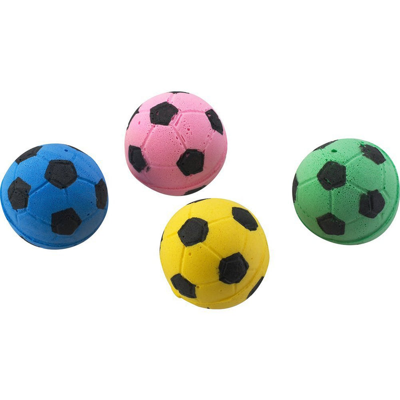 [Australia] - Ethical Sponge Soccer Balls Cat Toy, 8-Count 