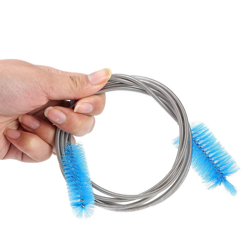 Aquarium Filter Brush Set, Flexible Double Ended Bristles Hose Pipe Cleaner with Stainless Steel Long Tube Cleaning Brush and 10 Pcs Different Sizes Bristles Brushes for Fish Tank for Home Kitchen - PawsPlanet Australia