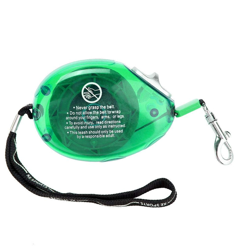 Dog Leash Roll Leash Retractable Dog Leash 7.9ft Dog Leash Jogging Lead Tangle-Free Nylon Leashes for Pets One-Handed Brake Break Lock for Small and Medium Dogs (Green) Green - PawsPlanet Australia