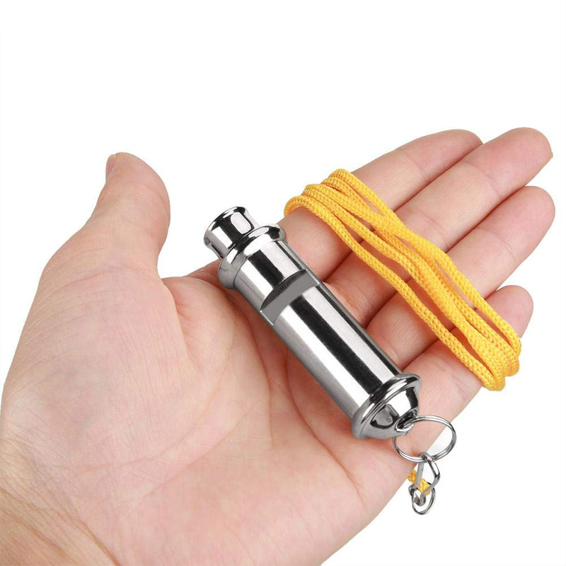 [Australia] - Stainless Steel Ultrasonic Pigeon Whistle with Lanyard Dog Training Whistle Pet Behavior Training Tool for Bird Pigeon Parrot 