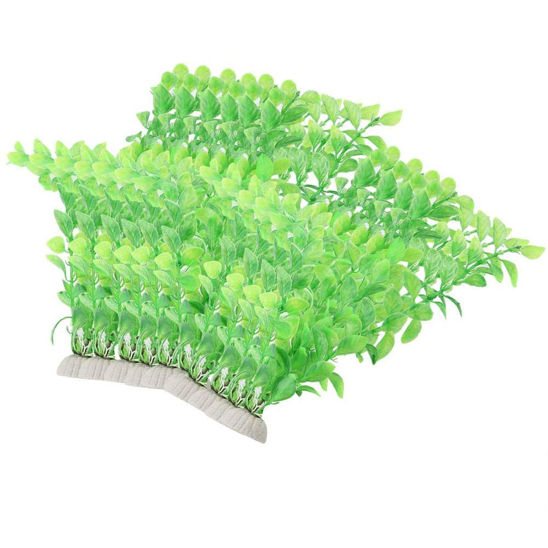 [Australia] - Semme Artificial Aquatic Plants, Plastic Water Plant 10Pcs Aquarium Simulation Artificial Green Plant Water Grass Fish Tank Decoration 