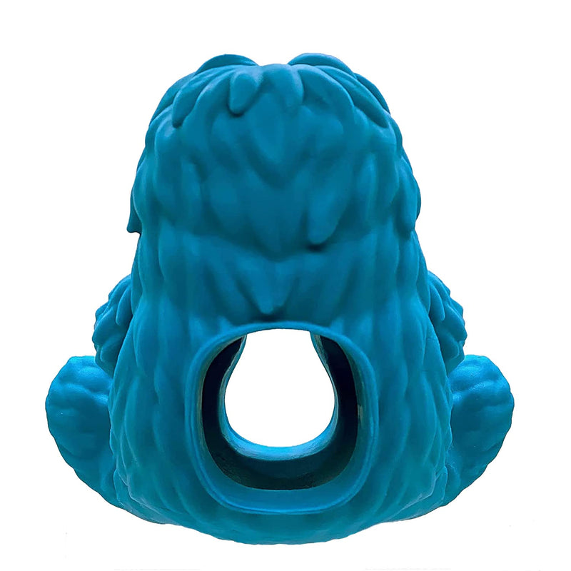 Yeti Puff and Play Dog Chew Toy Treat Dispenser Blue - PawsPlanet Australia
