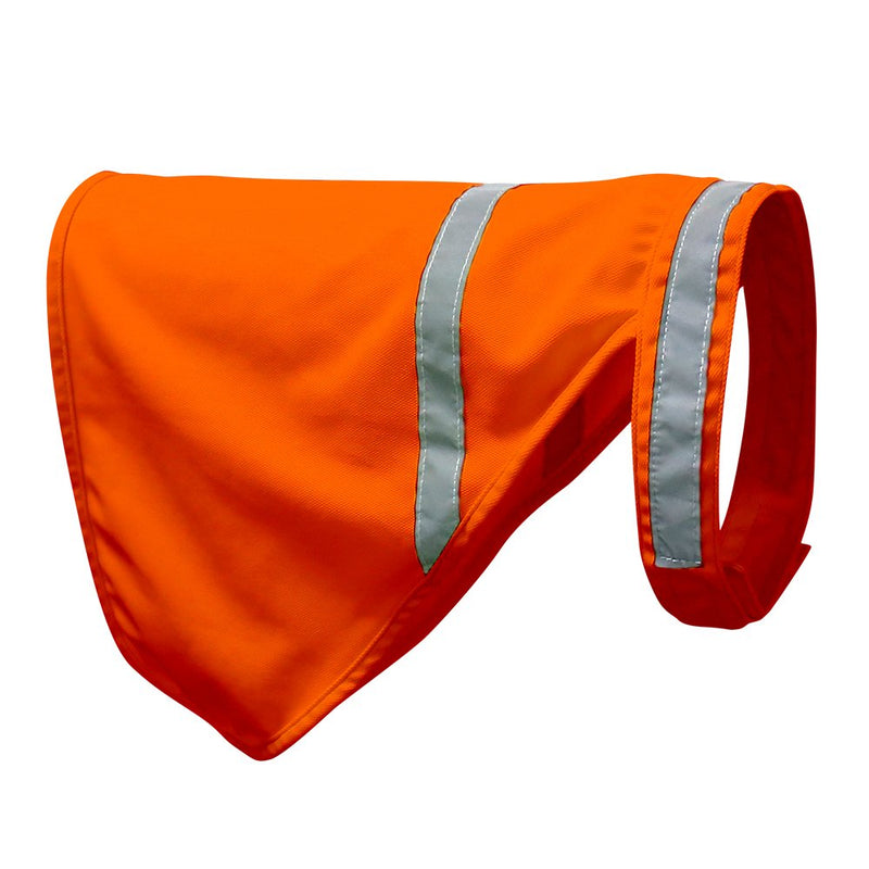 [Australia] - VIZPET Reflective Dog Vest with Lightweight Adjustable Strap & Comfortable Material Ideal to Keep Dogs Safe While Walking & Hunting Large orange 