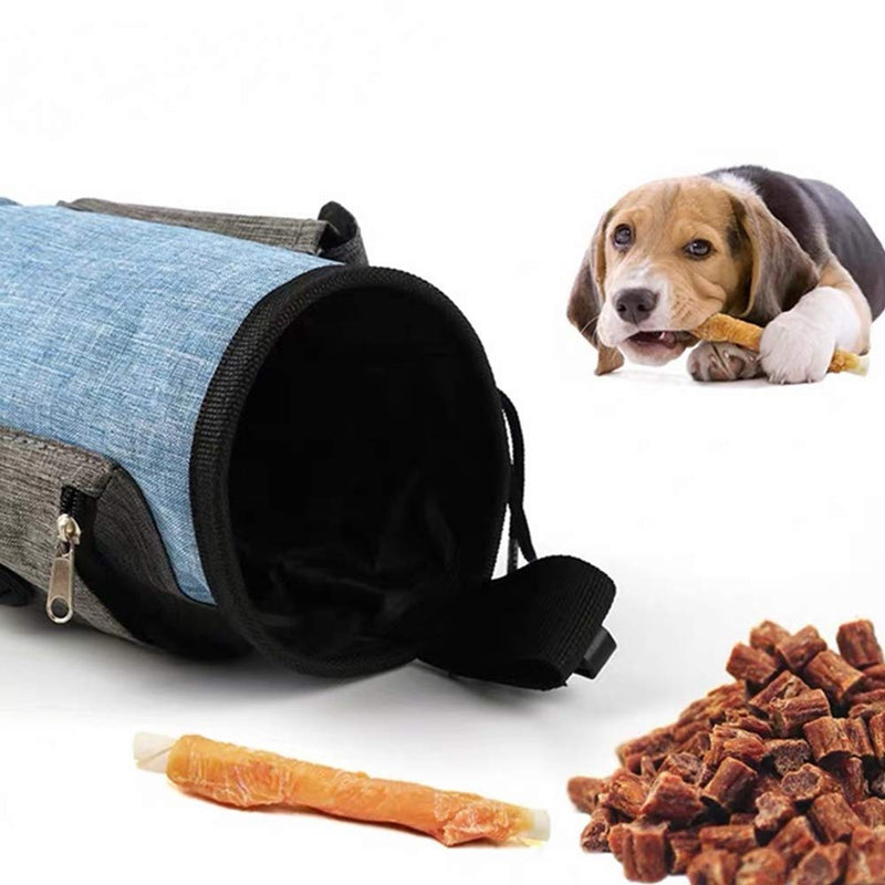 NA Dog Treat Bag Puppy Training Pouch Dog Snack Bag with Trash Bag Dispenser and Adjustable Waist Strap Dog Walking Bag for Outdoor Use - PawsPlanet Australia
