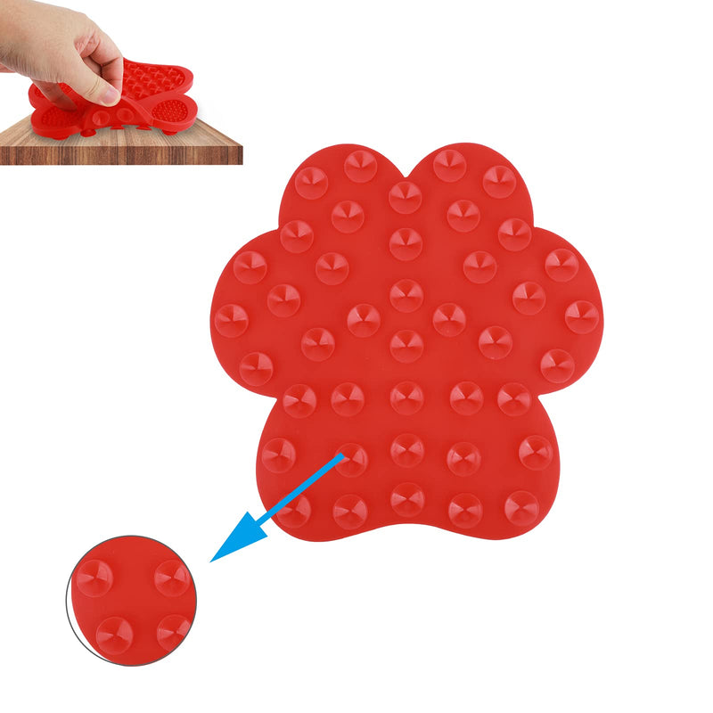 ProChosen Lick Mat for Dogs, Silicone Lick Mat, Fits with 1 Silicone Spatula, for Pet Bathing, Care, Training, Slow Feeder with Super Strong Suction Power - PawsPlanet Australia