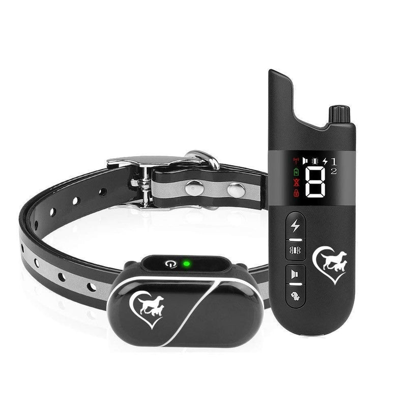 [Australia] - Essential Pet Products The Companion Dog Training Collar with 3 Training Modes, Beep, Vibration, Shock, 100% Waterproof, Rechargeable, Fits Small, Medium & Large Dogs Black 