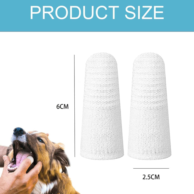 YBVZRP Dog toothbrush, pack of 6 dog toothbrushes for small dogs, dog toothbrush, fingerling dental care, dog dental care fingerling small for cleaning the teeth of dogs - PawsPlanet Australia