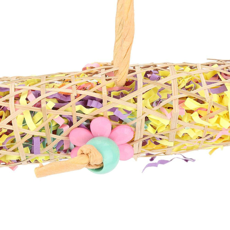 [Australia] - Yutiny Bird Swing Toy Bird Cage Hammock Hanging Climbing Toy Colorful Parrot Chewing Toy Bite Toy Hanging Training Toys for Small Parakeets Cockatiels Conures Macaws Parrots Love Birds 