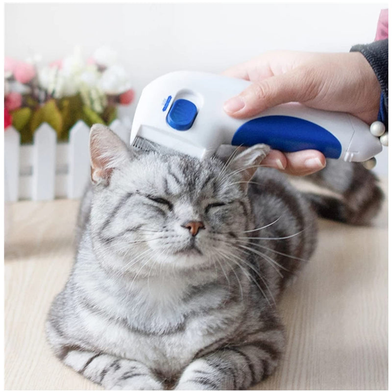 SAKU Flea Comb for Pets, Electric Pet Comb, Head Lice Removal Pet Cleaning Electric Comb for Dogs Cats - PawsPlanet Australia