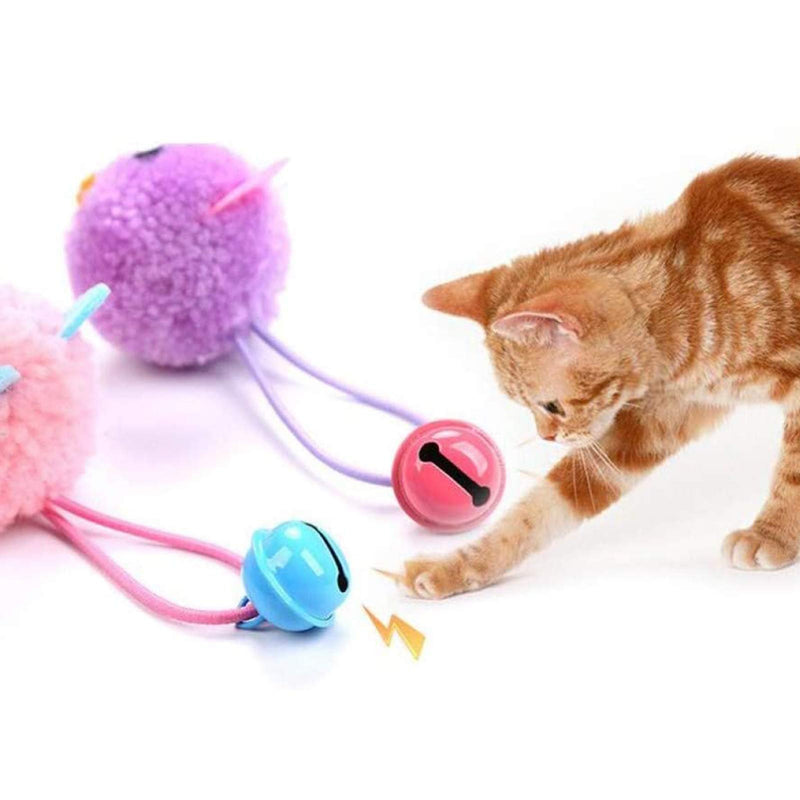 [Australia] - Cat Interactive Toys Ball for Indoor Cats/Kitten, Mouse Cat Toys with Large Jingle (Mouse Toy) Mouse Toy 