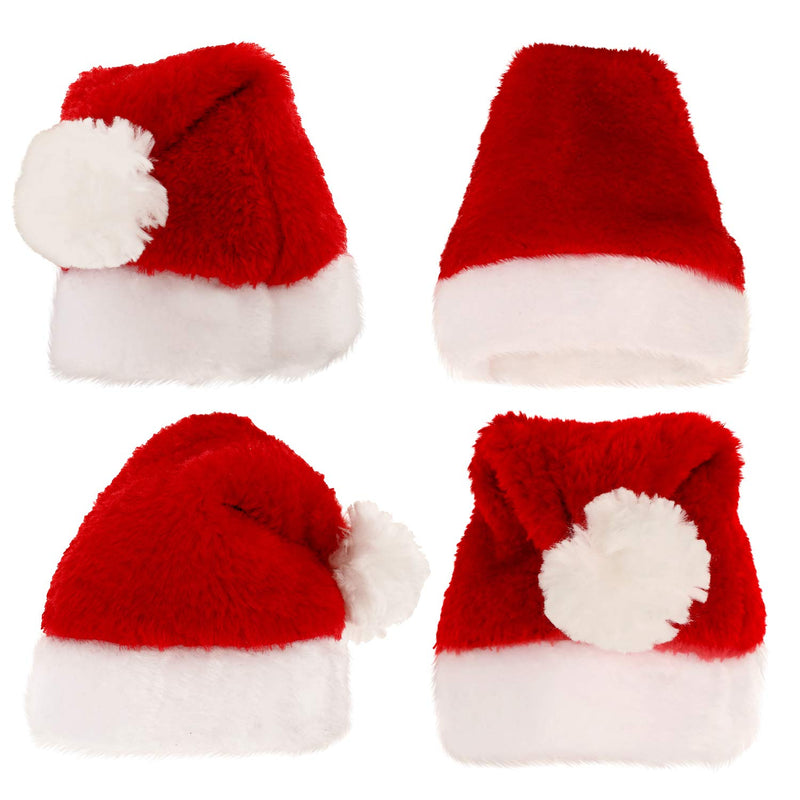 SATINIOR 4 Pieces Dog Santa Hat Christmas Pet Hats Pet Costumes for Dogs Cats Christmas Supplies - PawsPlanet Australia