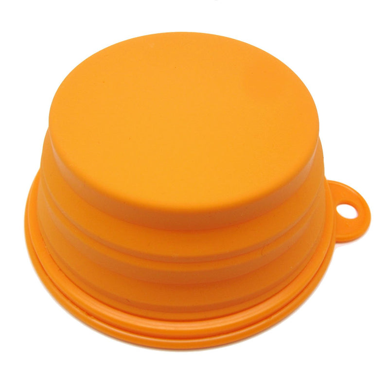 [Australia] - Alfie Pet - ROS Silicone Pet Expandable/Collapsible Travel Bowl - Size: 1.5 Cups Orange 