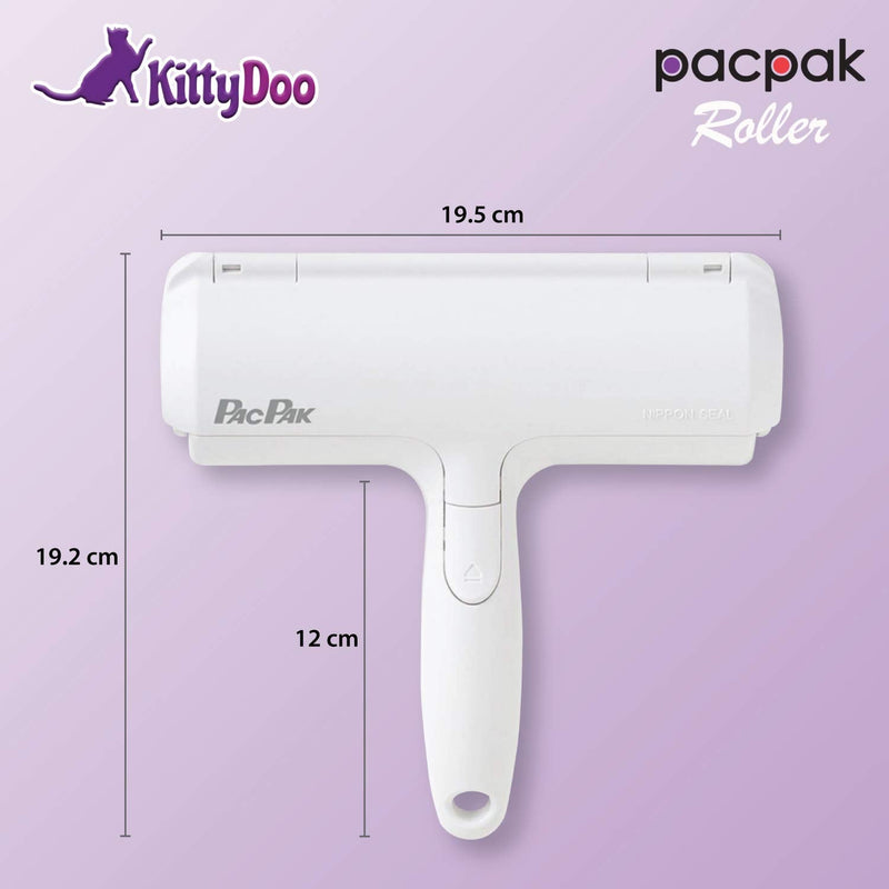 KittyDoo PAC PAK Pet Hair Remover - Original - Paku Paku Lint Roller for Dog Hair, Pet Hair, Animal Hair, Cat Hair - Lint Roller for Sofa, Carpet, Bed - Reusable Lint Brush - PawsPlanet Australia