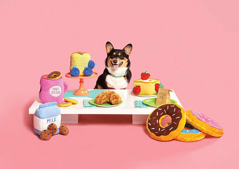 [Australia] - ZippyPaws - Food Miniz, Stuffed Squeaker Dog Toy and Replacement for Interactive Burrows - 3 Pack Cookie 