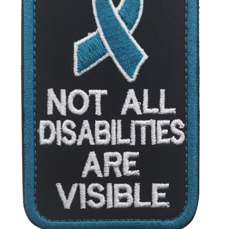 [Australia] - ODSP Service Dog Do Not Separate Dog from Handler, Not All Disabilities are Visible, by Law Embroidered Fastener Hook and Loop Backing Patches for Vests/Harnesses 