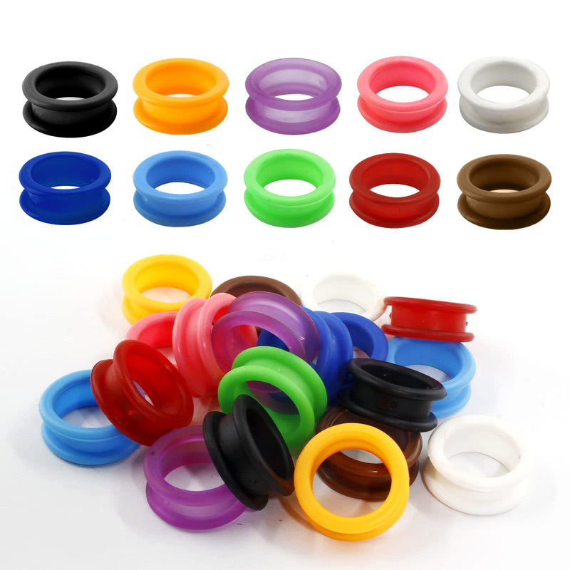 Cionyce 20 PCS Shear Finger Inserts Ring Pet Scissor Ring Inserts Rubber Shear Grips Inserts Finger Protector - PawsPlanet Australia