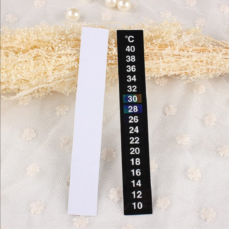 6 Pieces Temperature Meter Sticker Stick-on Thermometer Digital Temperature Sticker Aquarium Thermometer Used for Fish Tank and Aquarium - PawsPlanet Australia