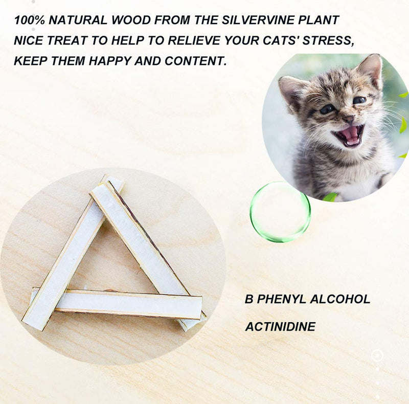 WOLEPET Catnip Sticks for Cats, Natural Catnip Sticks 100% Natural Chew Toys for Kitten Kitty - PawsPlanet Australia