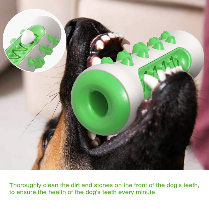 NCONCO Dog Toothbrush Stick Pet Soft Rubber Dog Teeth Cleaning Brush Dog Toothbrush Chew Toy Dental Care Green - PawsPlanet Australia