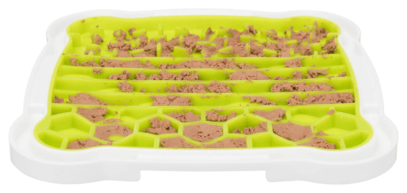 Trixie Lick'n Snack Licking Plate, Slow Feeder, Dogs and Cats Lick Mat Green - PawsPlanet Australia