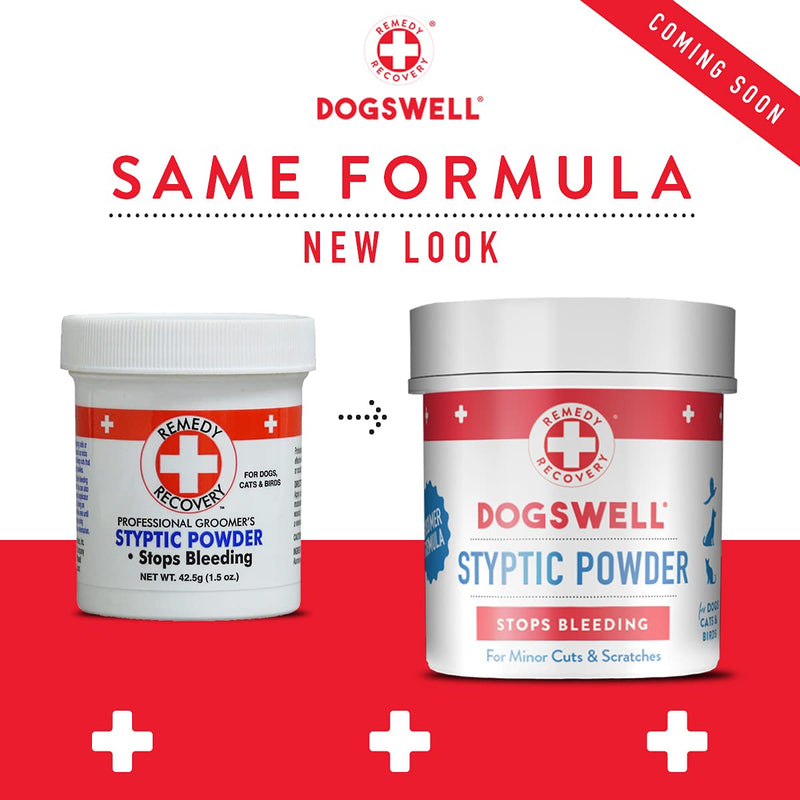 + REMEDY + RECOVERY + DOGSWELL Styptic Blood Stopper Powder for Dogs & Cats 1.5 oz. Container - PawsPlanet Australia