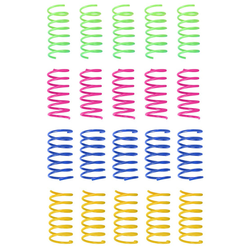 DDKY 20 pieces cat toy, cat toy, toy cat, spiral toy, cat toy spiral, lots of fun playing, suitable for pets to play - PawsPlanet Australia