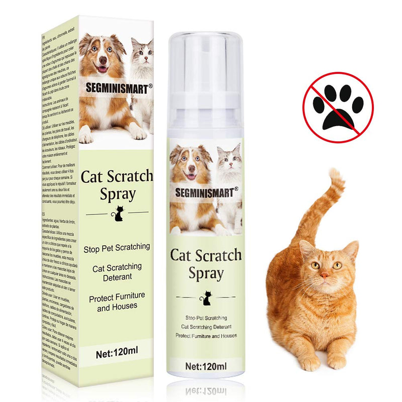 [Australia] - SEGMINISMART Cat Scratch Deterrent Spray,Cat Training Spray,Stop Scratch Training Spray,Cat Scratching Training Spray, for Plants, Furniture, Floors 