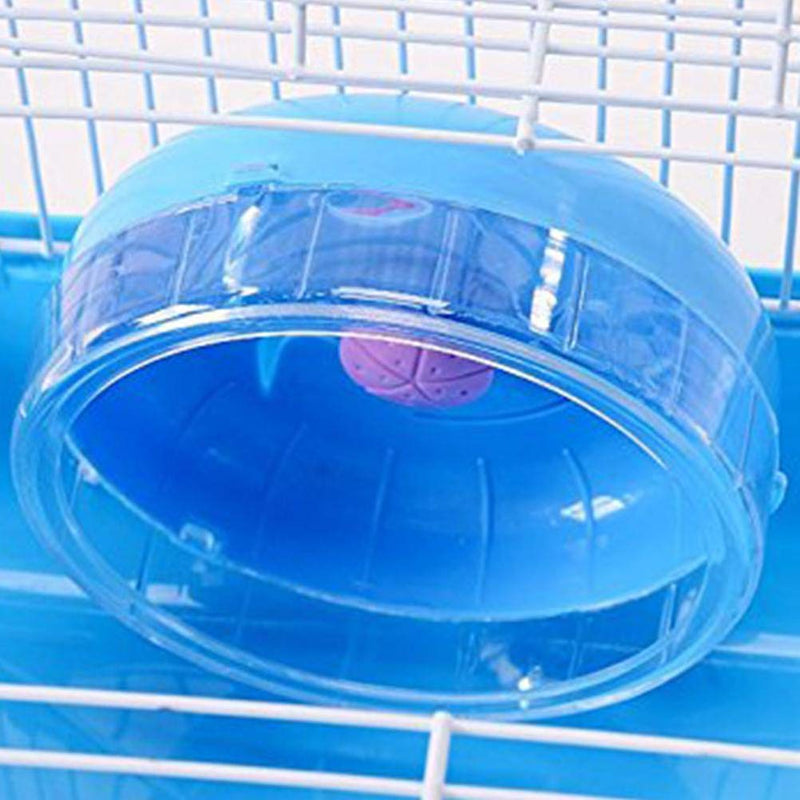 Zhang Ku Simple Cavie Guinea Pig Cage & Rabbit Cage | Pet Cage Includes Free Water Bottle & Food Bowl&Hamster Running Wheel (Blue) blue - PawsPlanet Australia