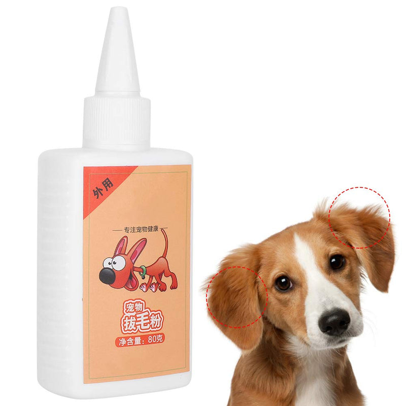 Pet Plucking Powder, Safe Pet Ear Canal Cleaner Natural Talcum Powder Cleaning Plucking Professional Household Ear Cleaner for Dogs Cats - PawsPlanet Australia
