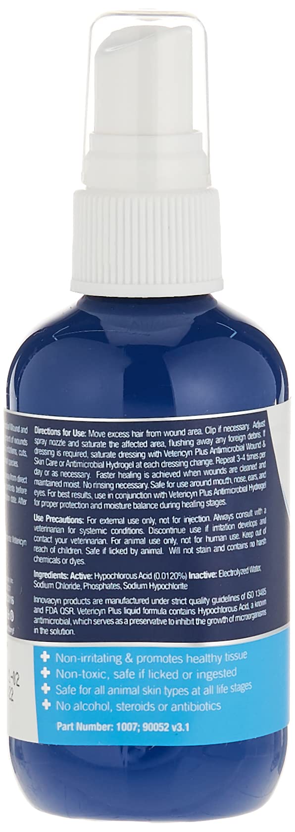 Vetericyn Plus VF Wound and Skin Care Hydrogel, 120 ml & Wound and Skincare - Liquid Spray - 89ml 120 ml (Pack of 1) + Wound and Skincare - Liquid Spray - 89ml - PawsPlanet Australia