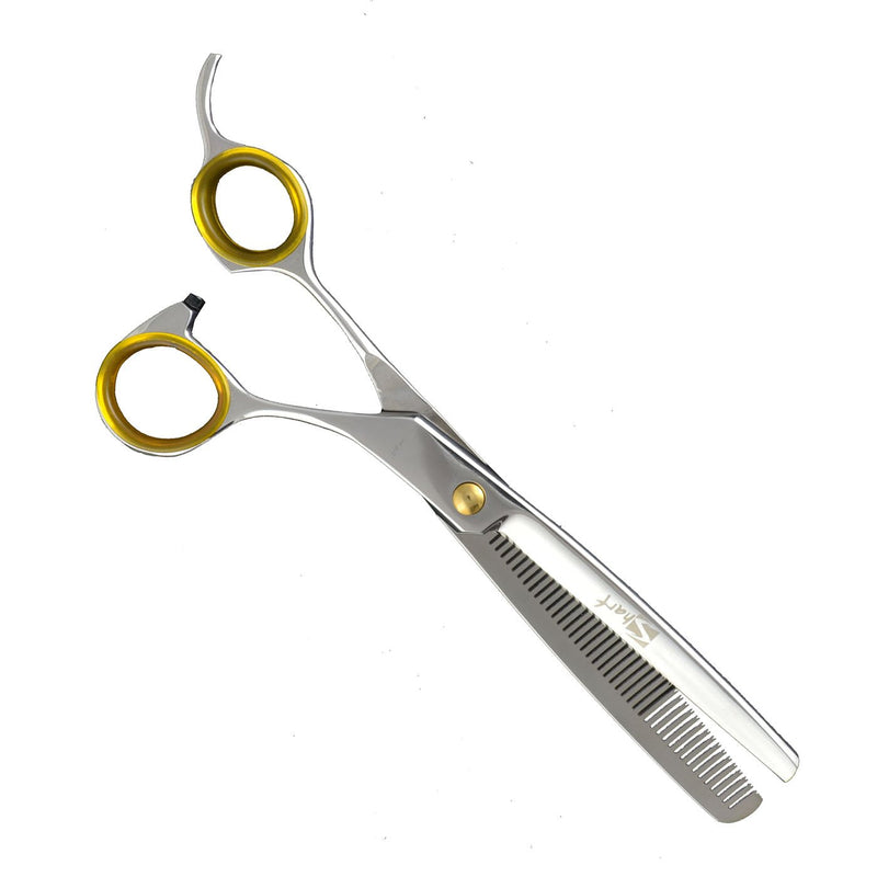 Sharf Gold Touch Pet Shears, 6.5" 42-Tooth Thinning Shear for Dogs, 440c Japanese Stainless Steel Dog Thinning Shears - PawsPlanet Australia