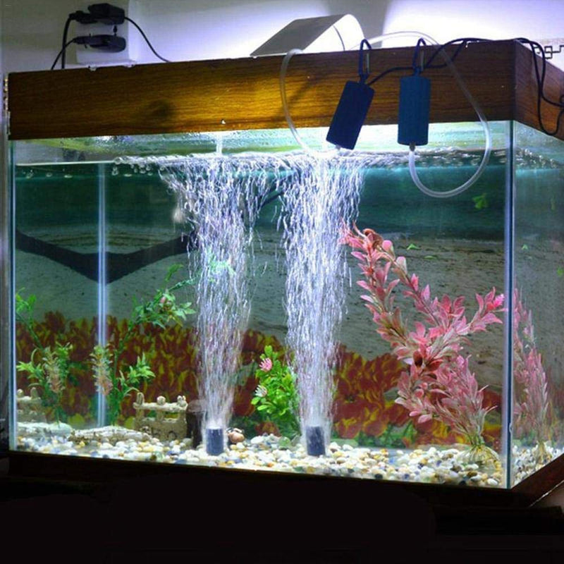 ALON Aquarium USB Air Pump Ultra Quiet Nano Air Pump for Fish Tank with Hanging Buckle and Check Valve BLACK - PawsPlanet Australia