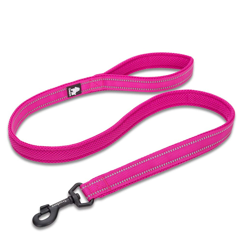 [Australia] - TRUE LOVE Reflective Dog Leash Puppy Walking Lead, Padded Pet Chain Rope，Length 110cm Truelove TLL2111 Large Pink 